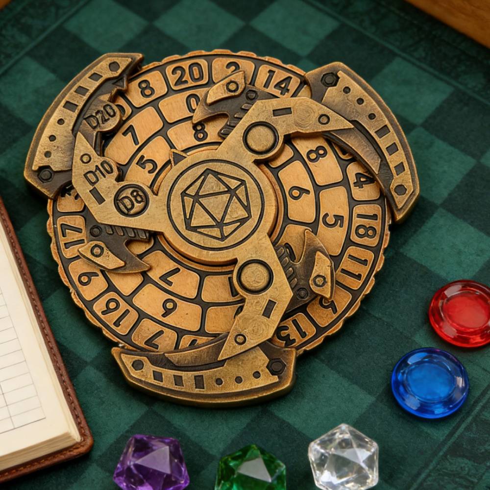 Board Game Dungeons And Dragons - Gyro D&D Dice Set, 7 in