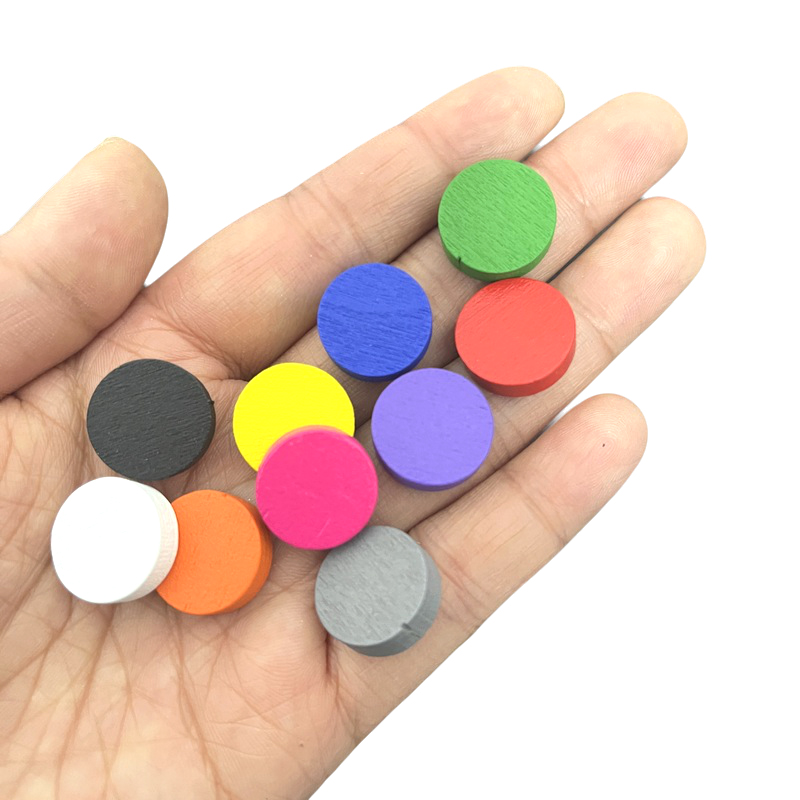 Board Game Sequence - 50PCS 15mm 5mm thickness 12 Colors