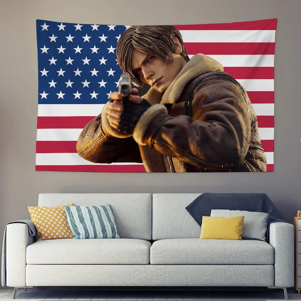 Board Game Resident Evil - Leon Kennedy Tapestry Resident Evil American