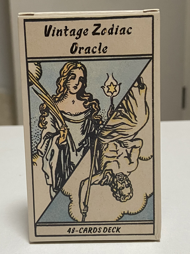 Board Game Vintage - vintage zodiac oracle cards 48pcs Board