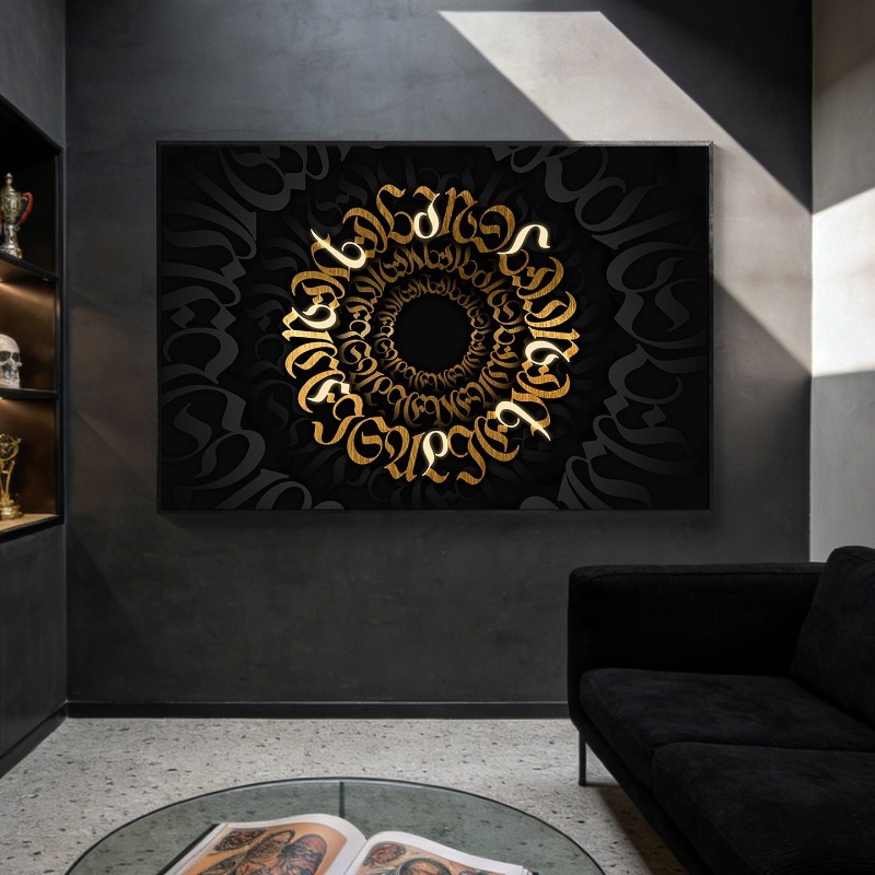 Board Game Cafe - Dark wind luminous decorative painting KTV