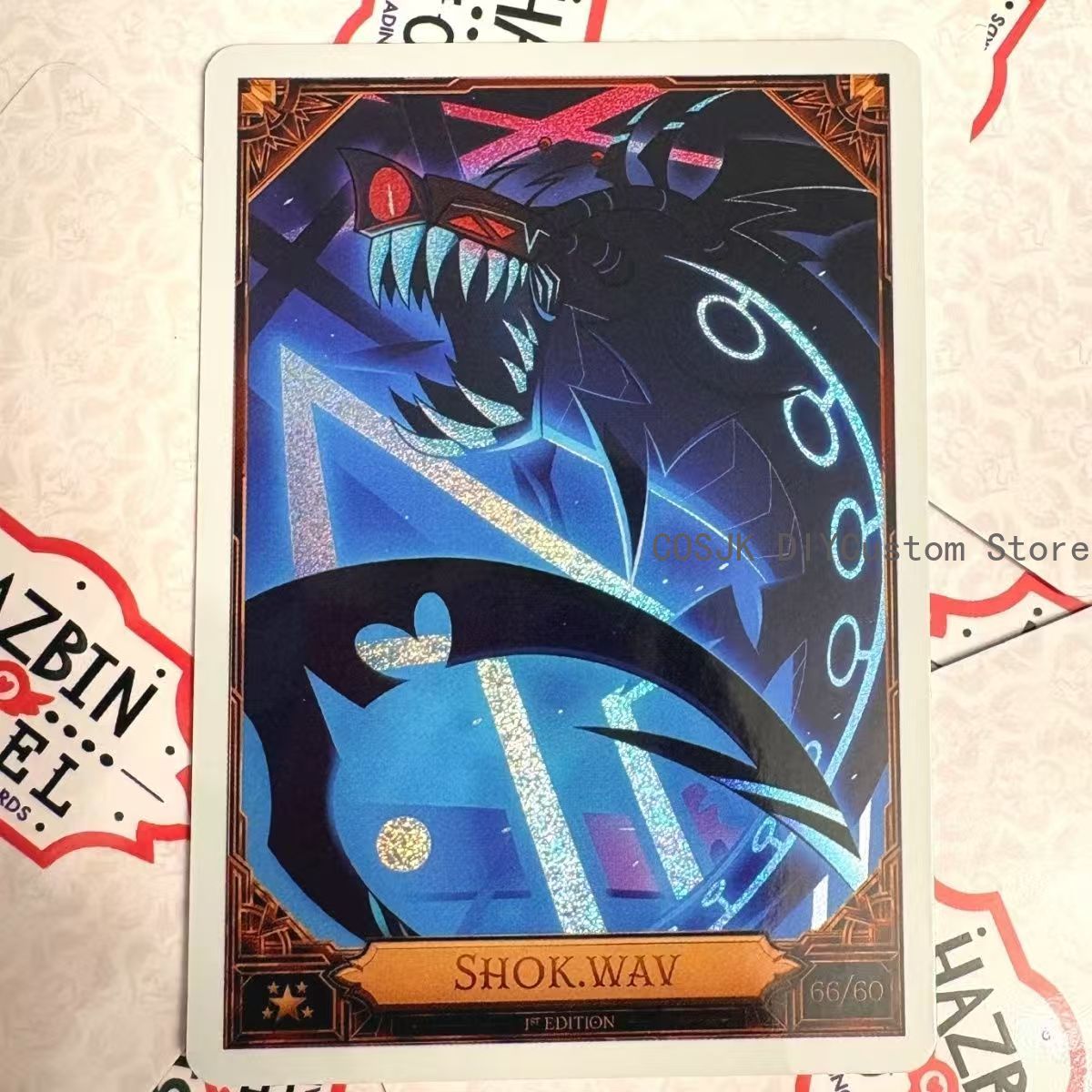 Board Game Card - Game Hazbin Hotel Alastor Vox Lilith