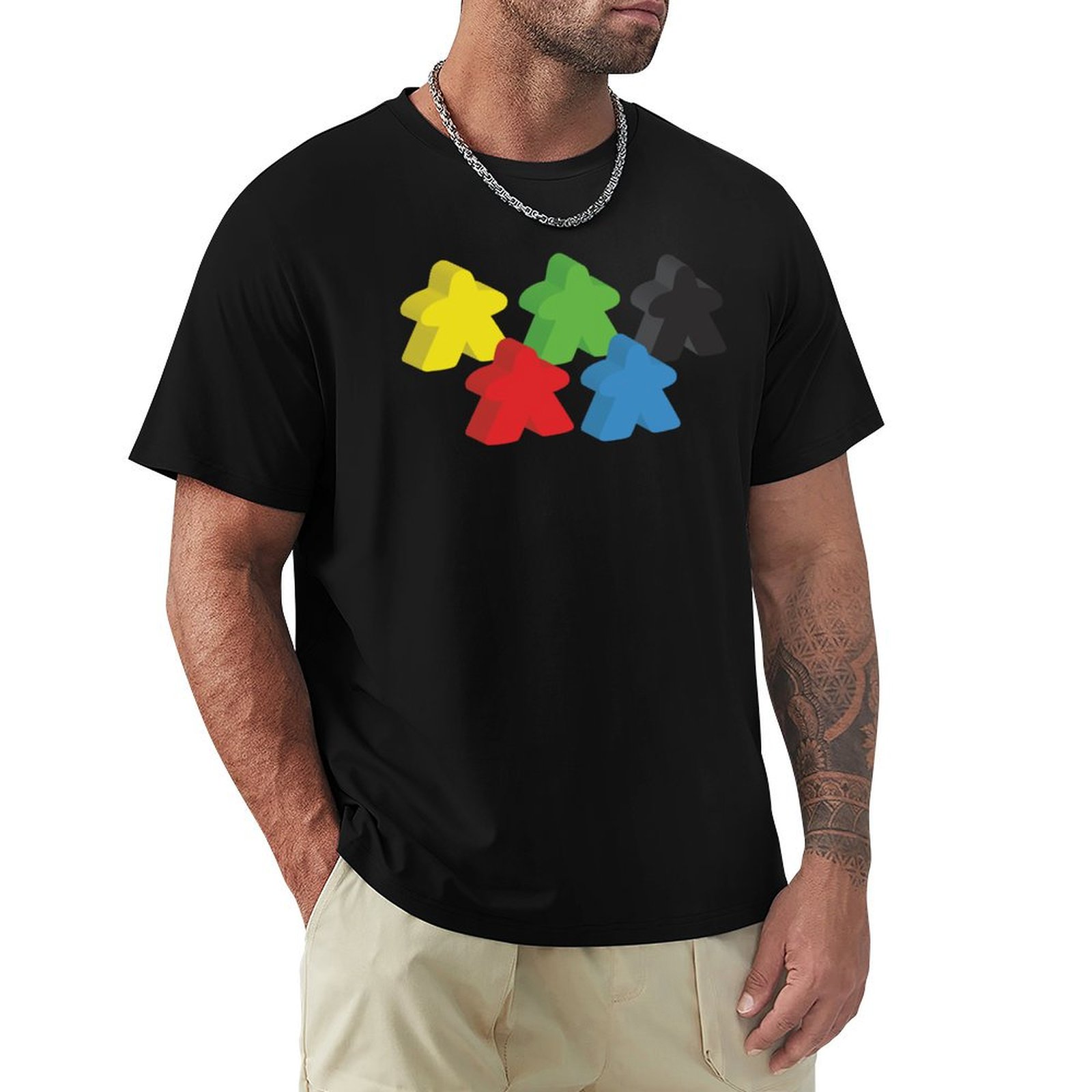 Meeple Token Set - Set of 5 meeples (Board game