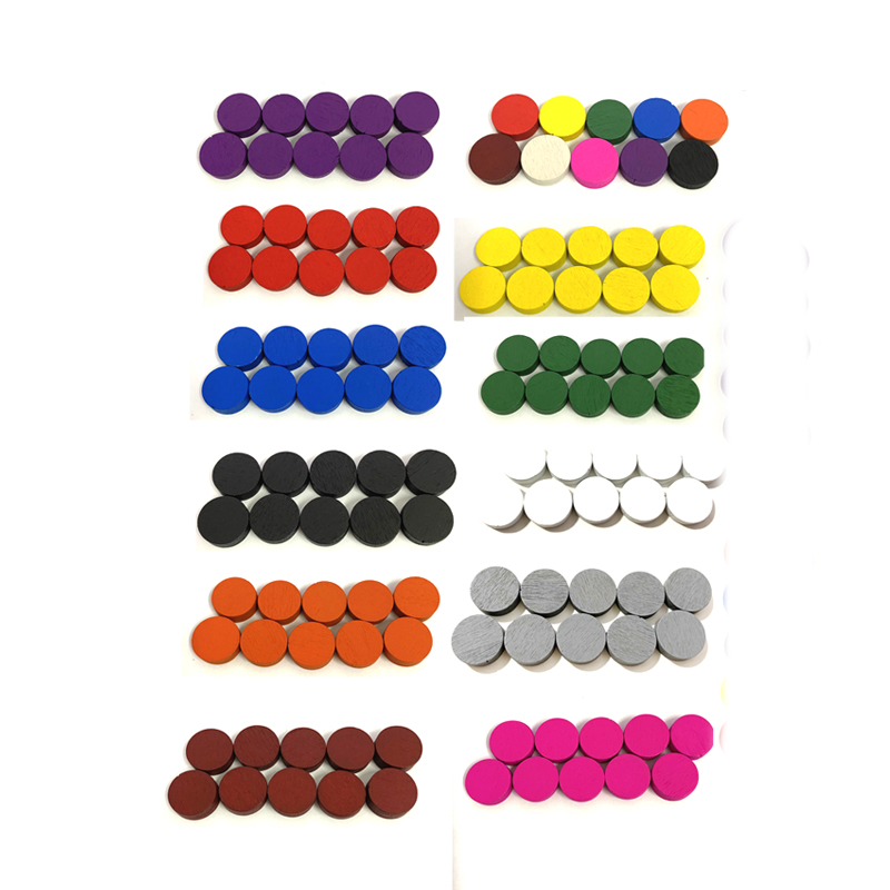 Board Game Sequence - Game token 100 PCS Wooden Game