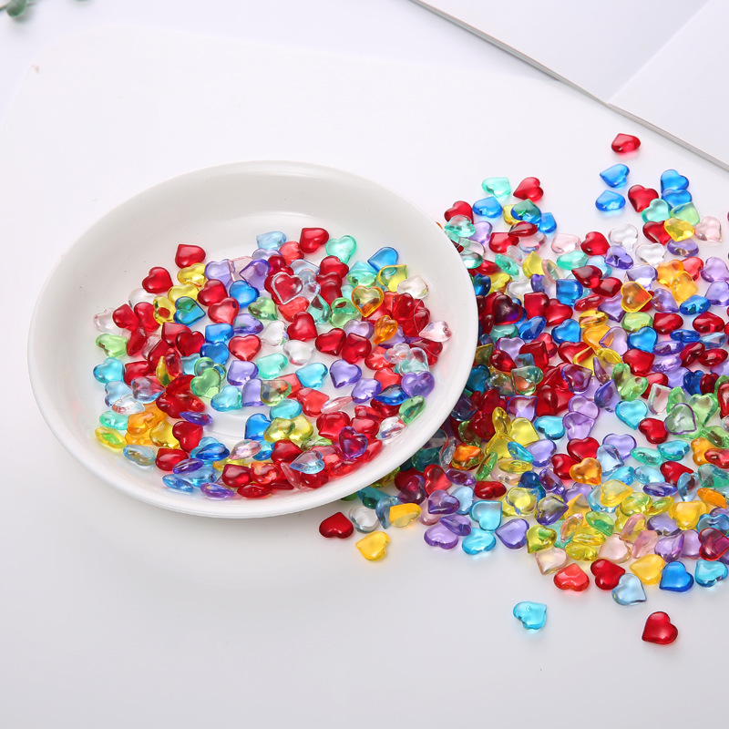 100PCS 10*4mm Heart Shape Acry - Board Game Illustration review and price