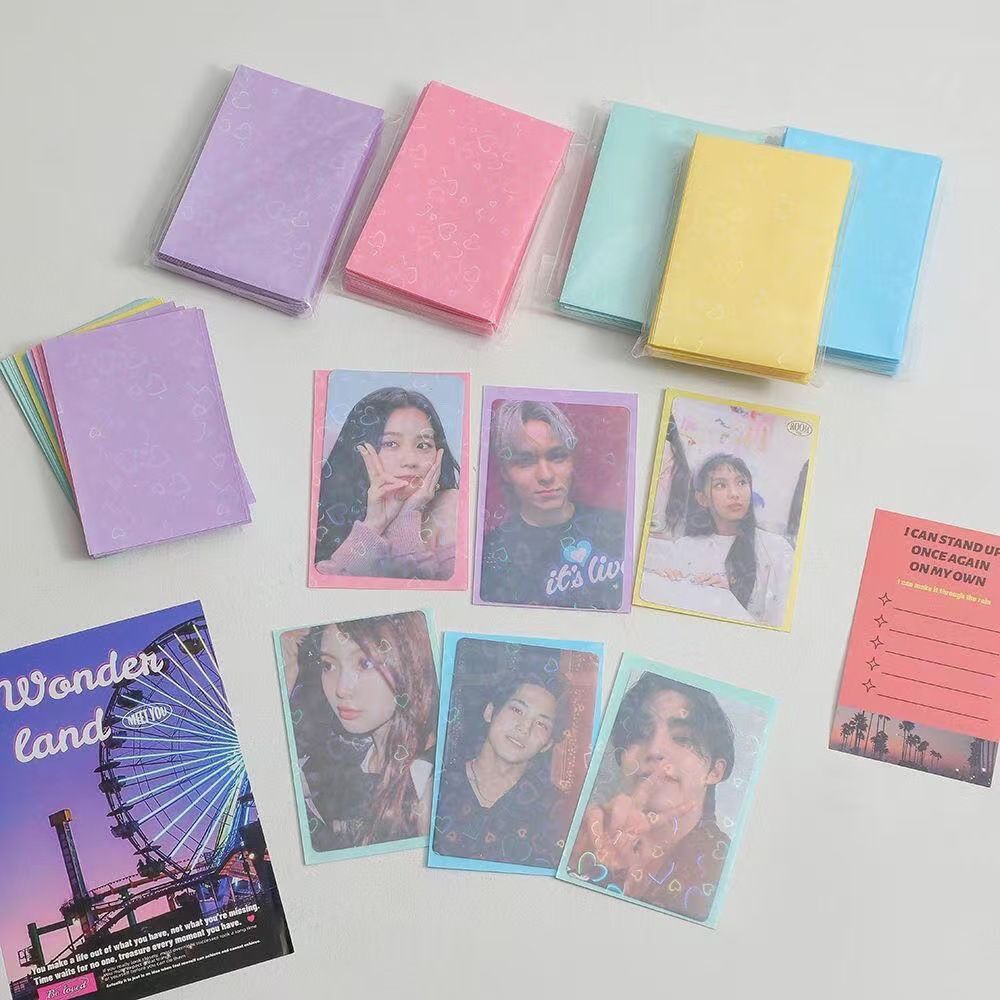 50pcs Laser Heart Card 61x91mm - Board Game Zoo review and price