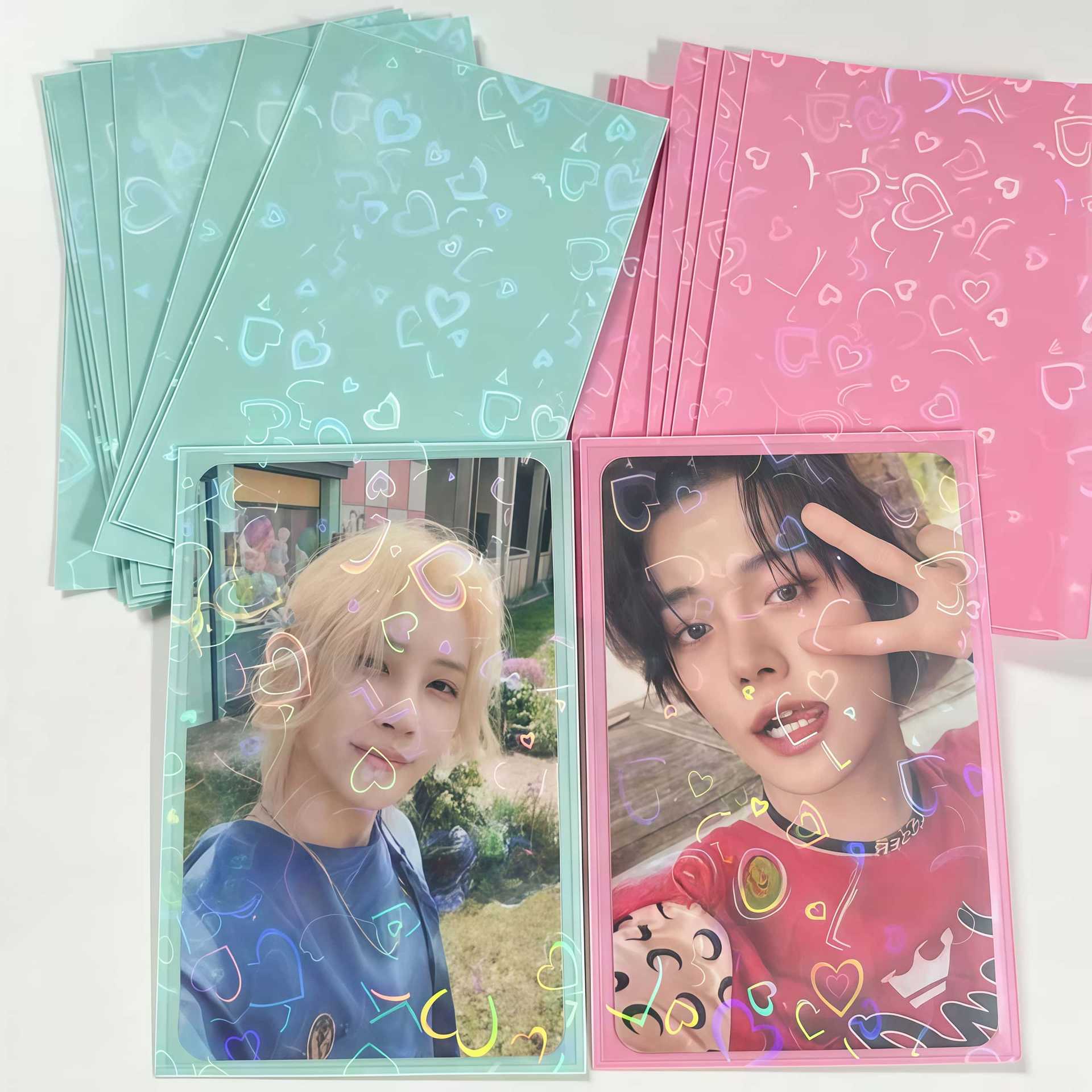 50pcs Laser Heart Card 61x91mm - Board Game Zoo review and price
