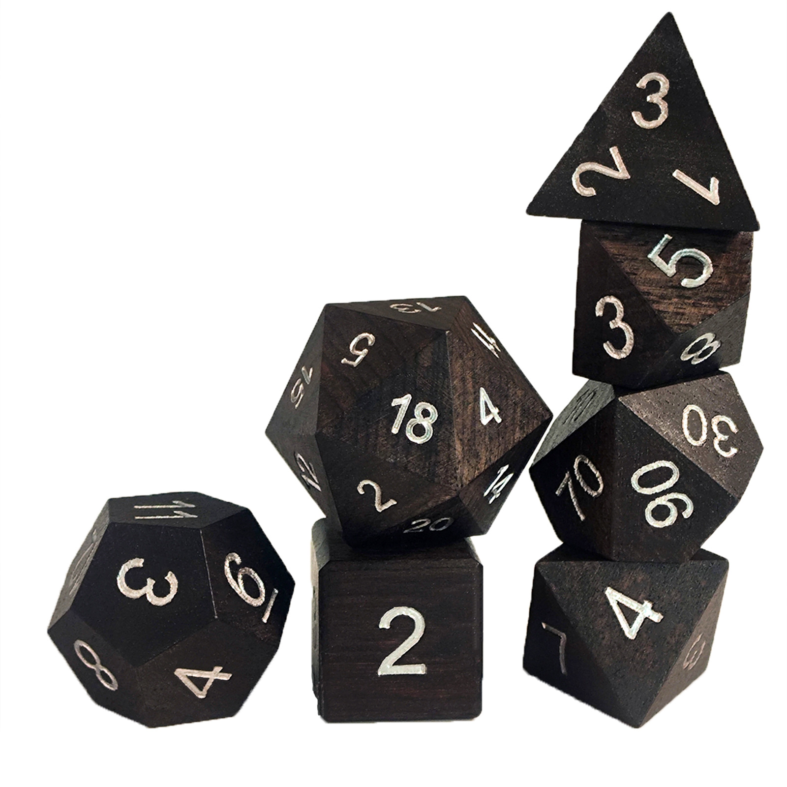 Wooden Dice Set for DND RPG Ga - Board Game Dungeons And Dragons review and price