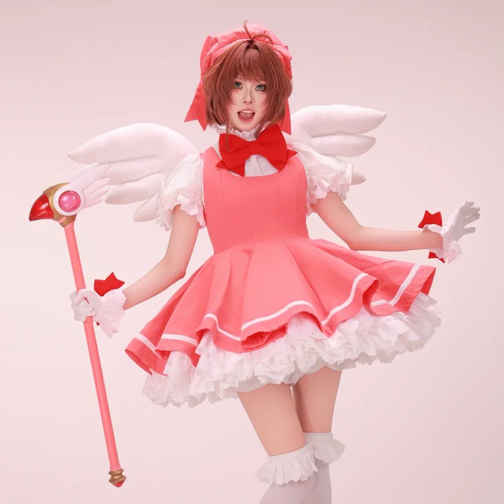 Kinomoto Sakura Cosplay Pink L - Board Game Card review and price