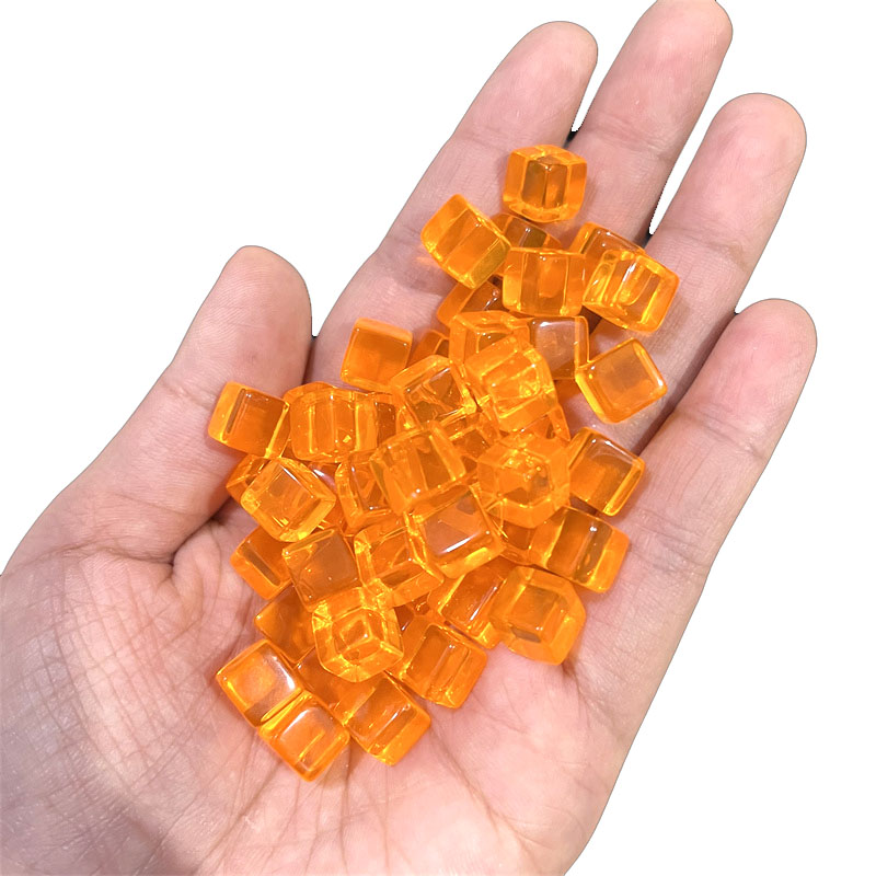 100pcs/set 8mm Clear Cube Dice - Board Game Illustration review and price