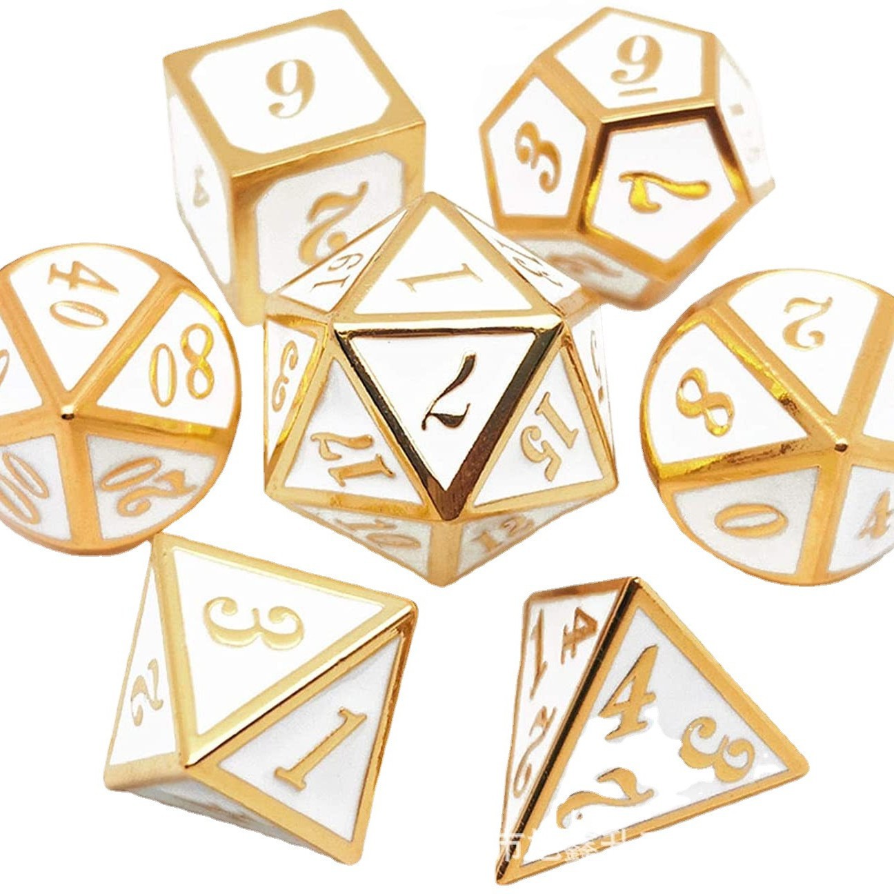 Metal Dice Set for D&D, TRPG,  - Board Game Dungeons And Dragons review and price