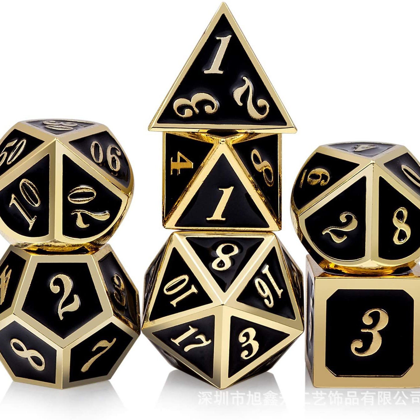 Metal Dice Set for D&D, TRPG,  - Board Game Dungeons And Dragons review and price
