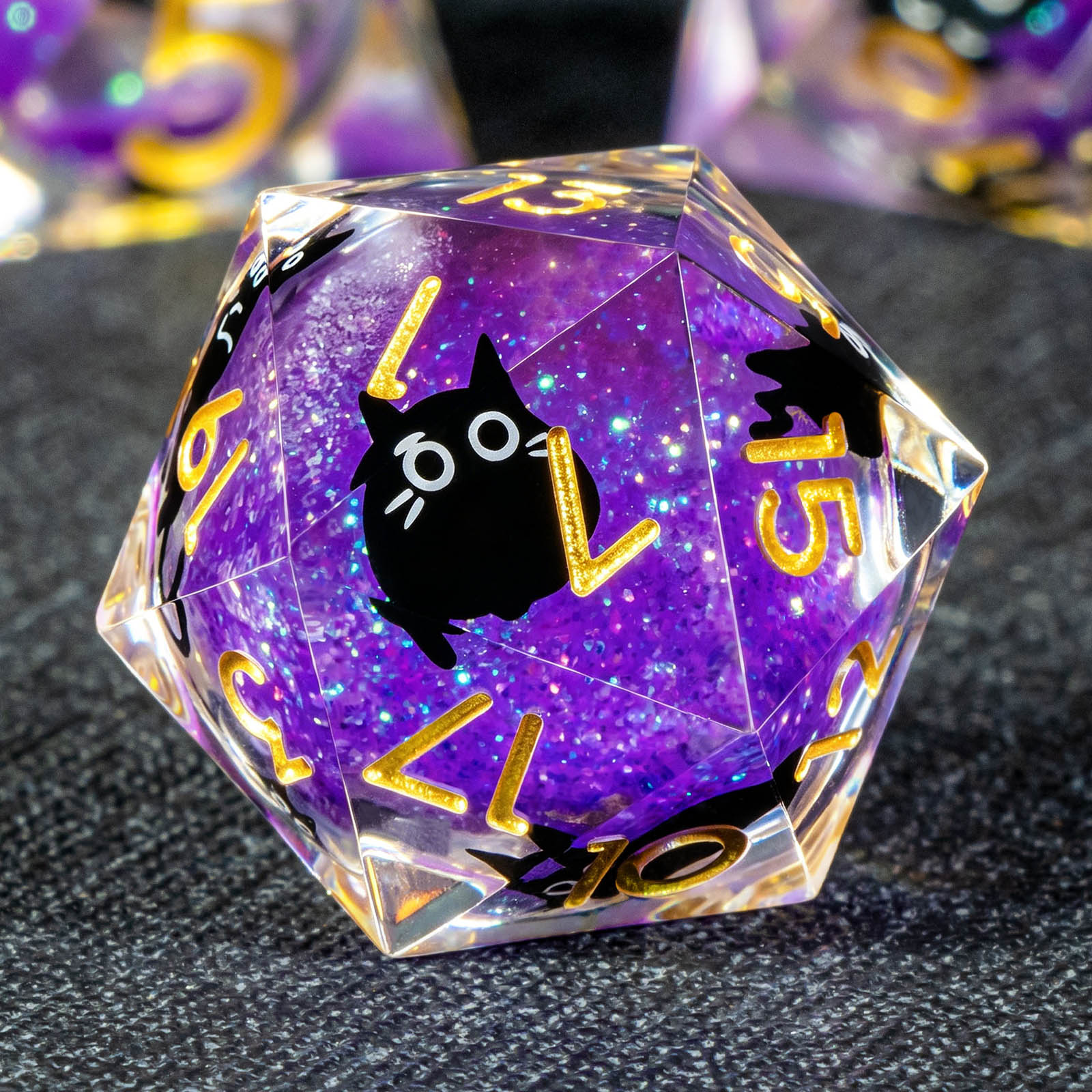 Cat Liquid Core DND Dice Set,  - Board Game Dungeons And Dragons review and price