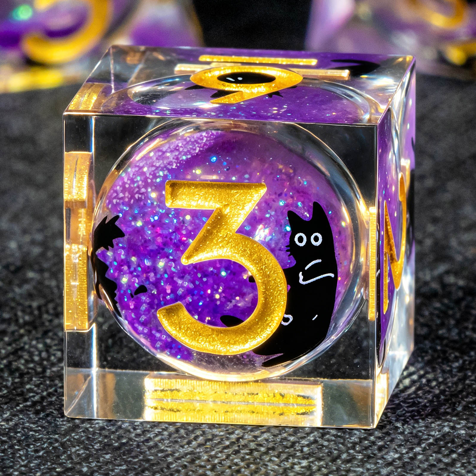 Cat Liquid Core DND Dice Set,  - Board Game Dungeons And Dragons review and price