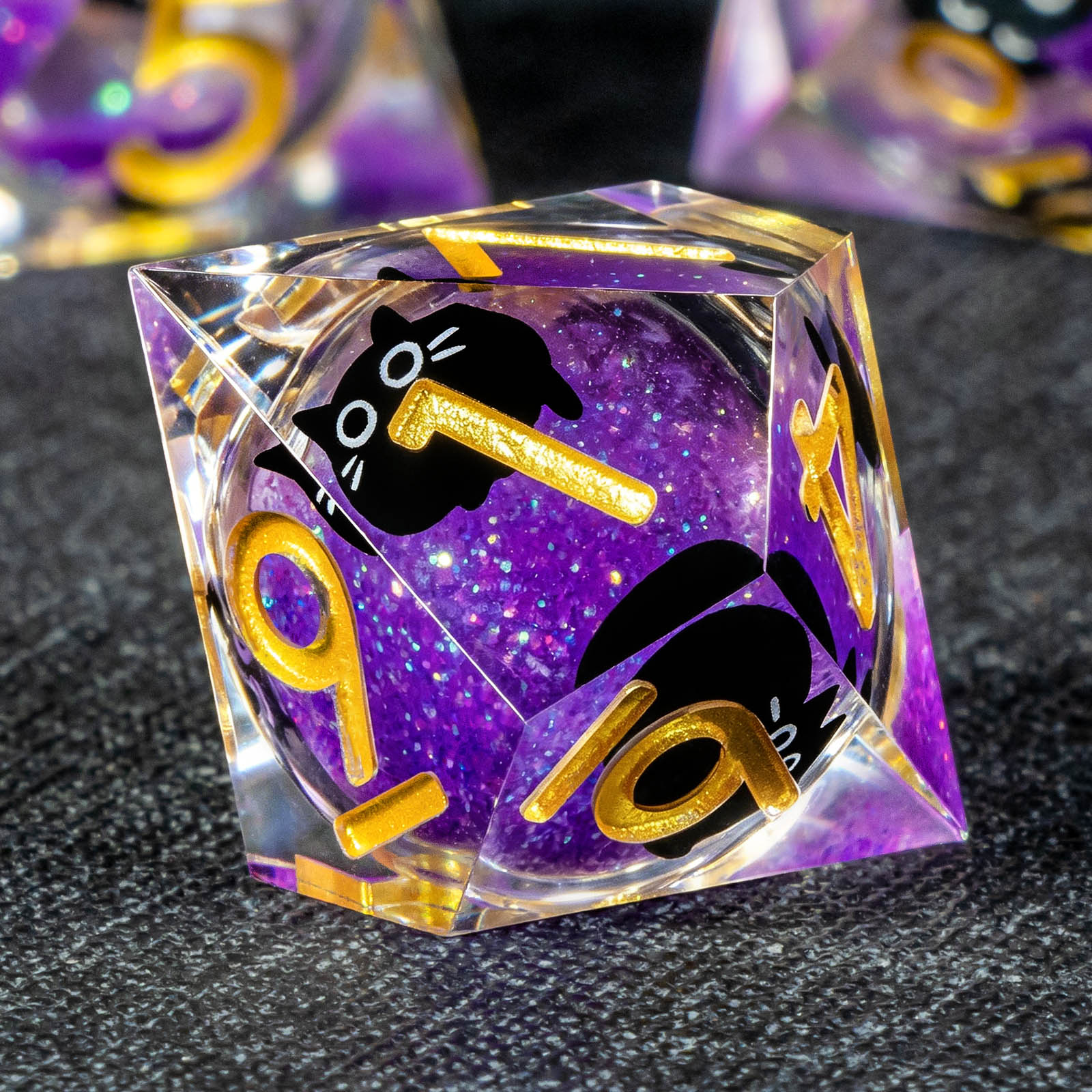 Cat Liquid Core DND Dice Set,  - Board Game Dungeons And Dragons review and price