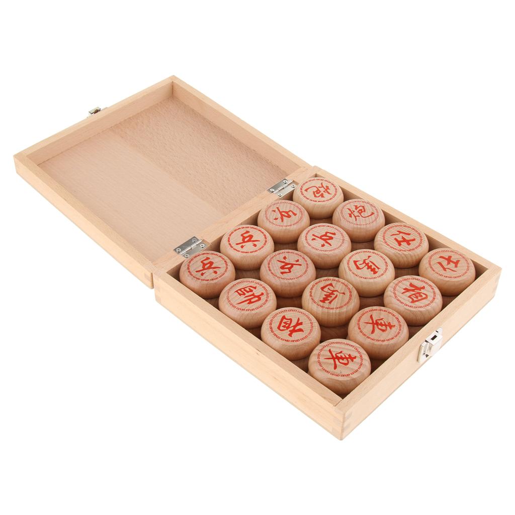 Chinese Chess Xiangqi Wooden P - Board Game Cafe review and price
