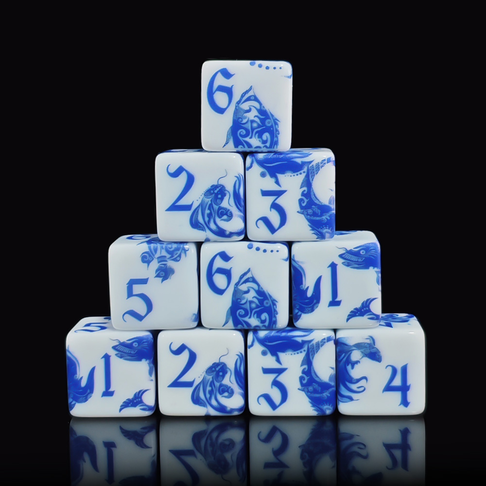12Pcs Blue And White Porcelain - Board Game Rpg review and price