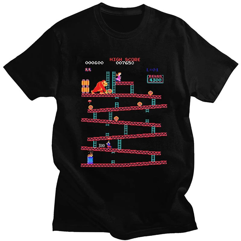 Funny Donkey Kong T Shirt Men  - Board Game Vintage review and price