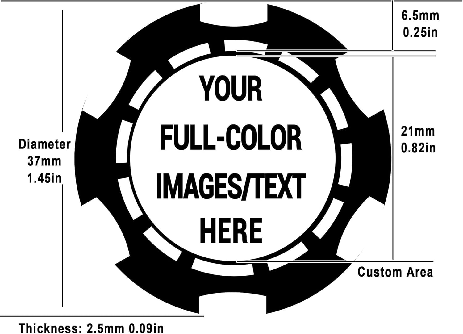 100 pcs 40mm Plastic Custom Dr - Board Game Logo review and price