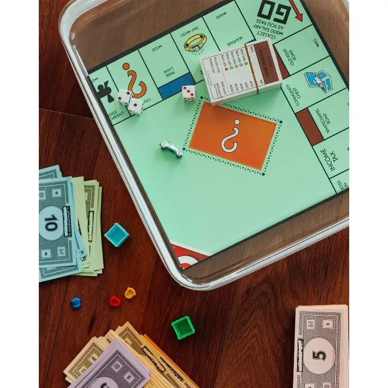 1pc Large Clear Hard Shell Sto - Board Game Box review and price