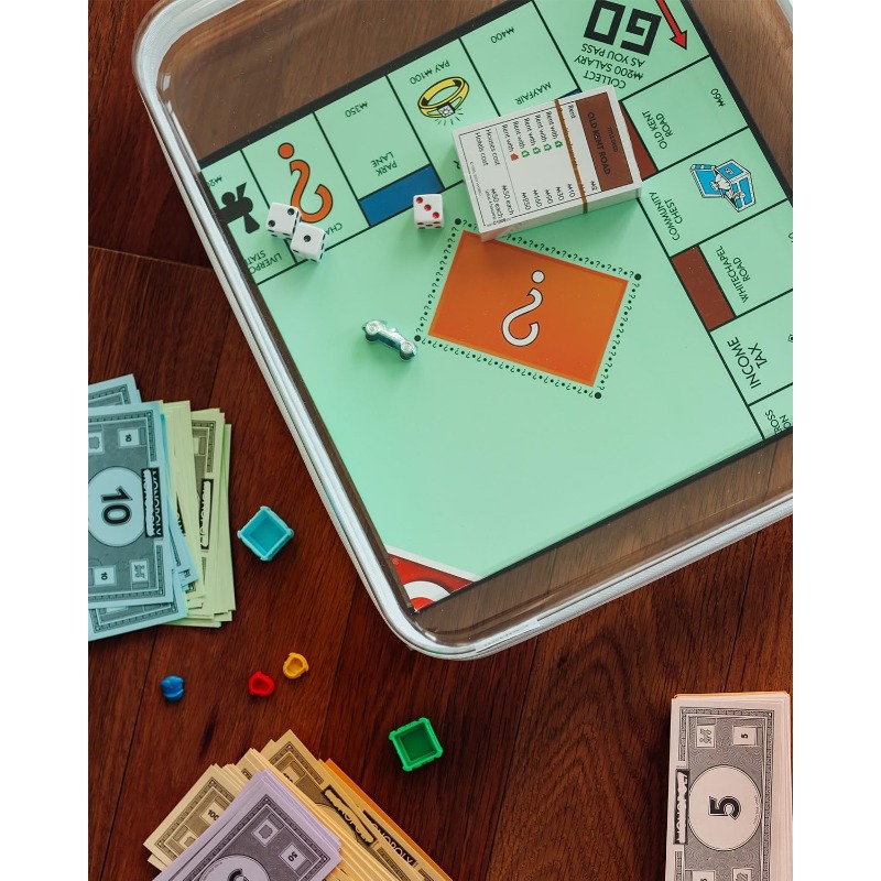 1pc Large Clear Hard Shell Sto - Board Game Box review and price