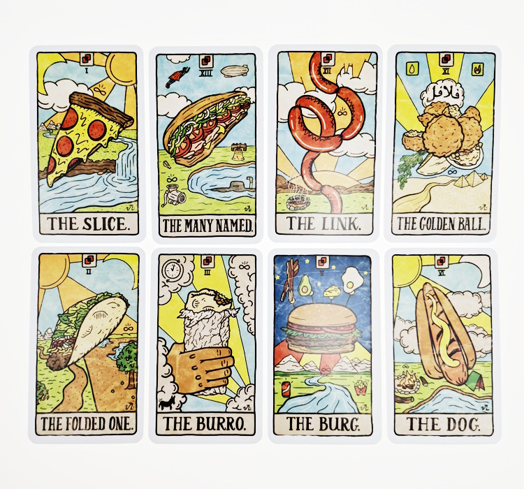 New 78 Illustrated Food&Drink  - Board Game Research review and price