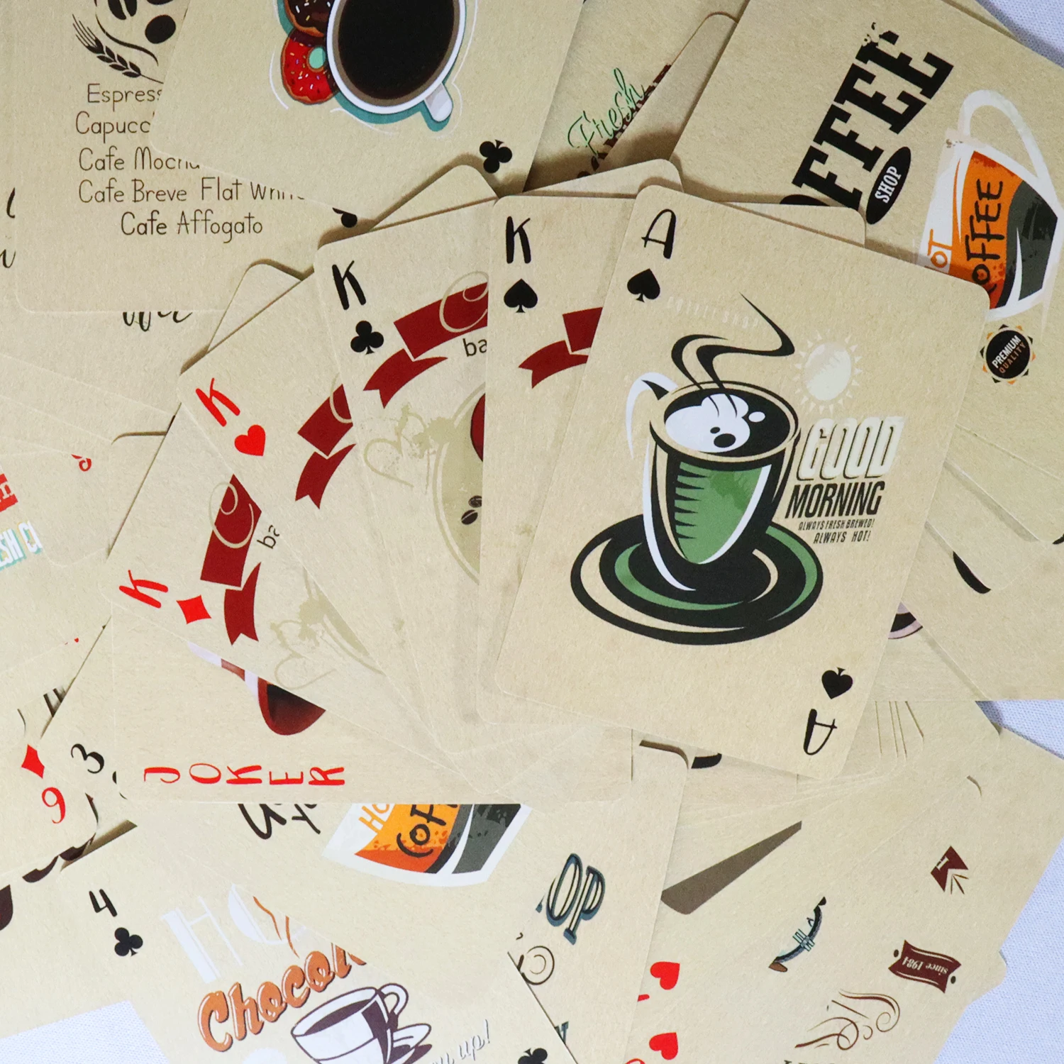 Coffee Paper Playing Cards Vin - Board Game Vintage review and price