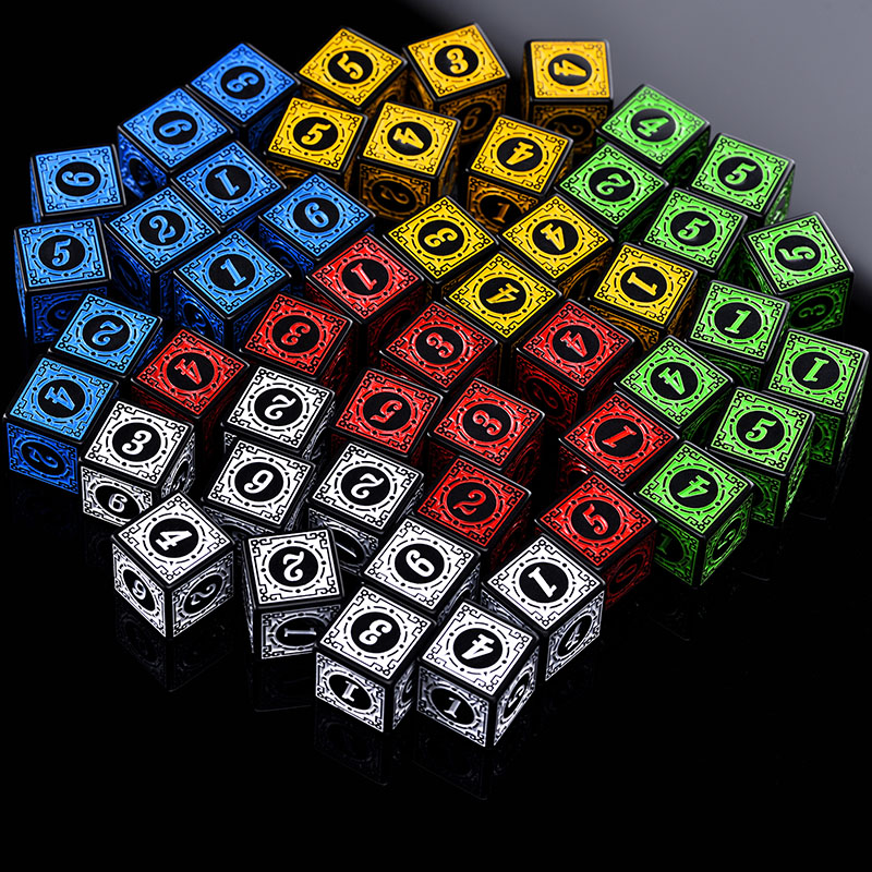 10PCS/Set Acrylic Dice Set D6  - Board Game Dungeons And Dragons review and price