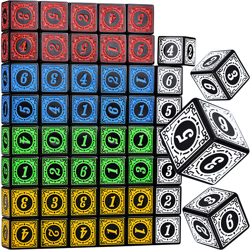 10PCS/Set Acrylic Dice Set D6  - Board Game Dungeons And Dragons review and price