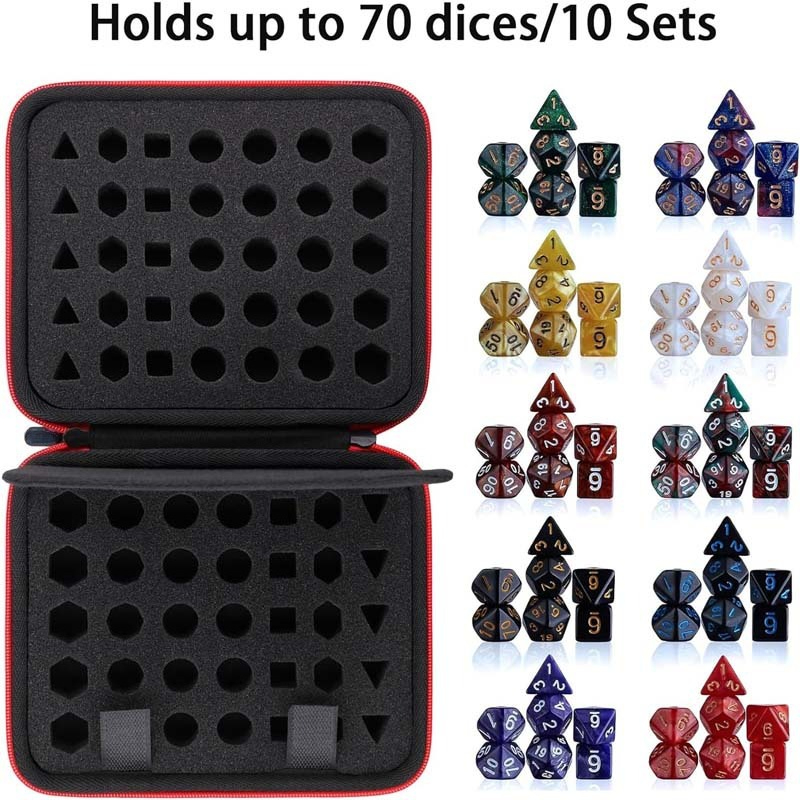 New Portable EVA70-hole Dice B - Board Game Dungeons And Dragons review and price