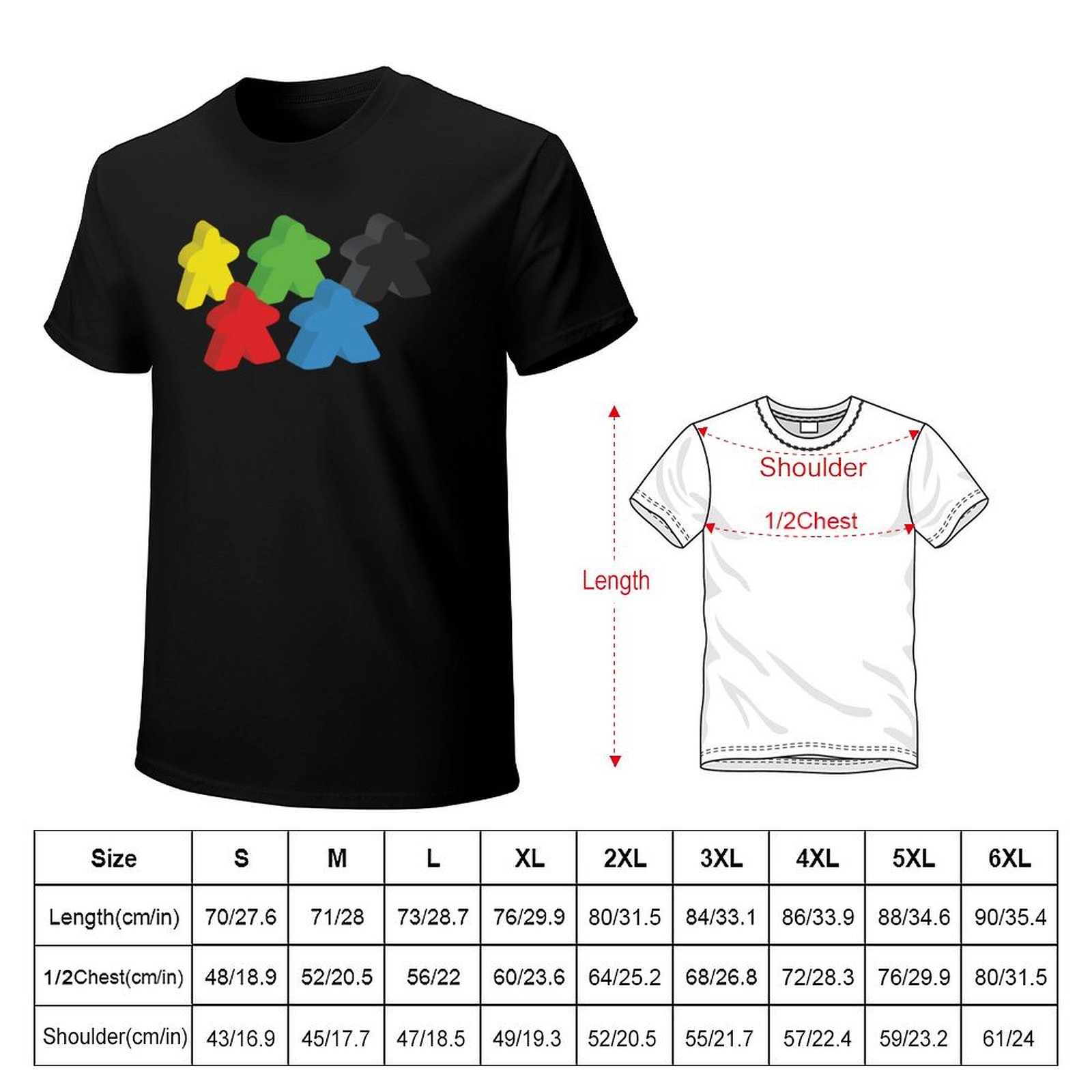 Set of 5 meeples (Board game t - Meeple Token Set review and price